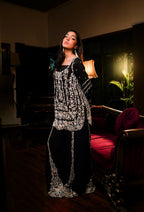 Midnight Sharara Set