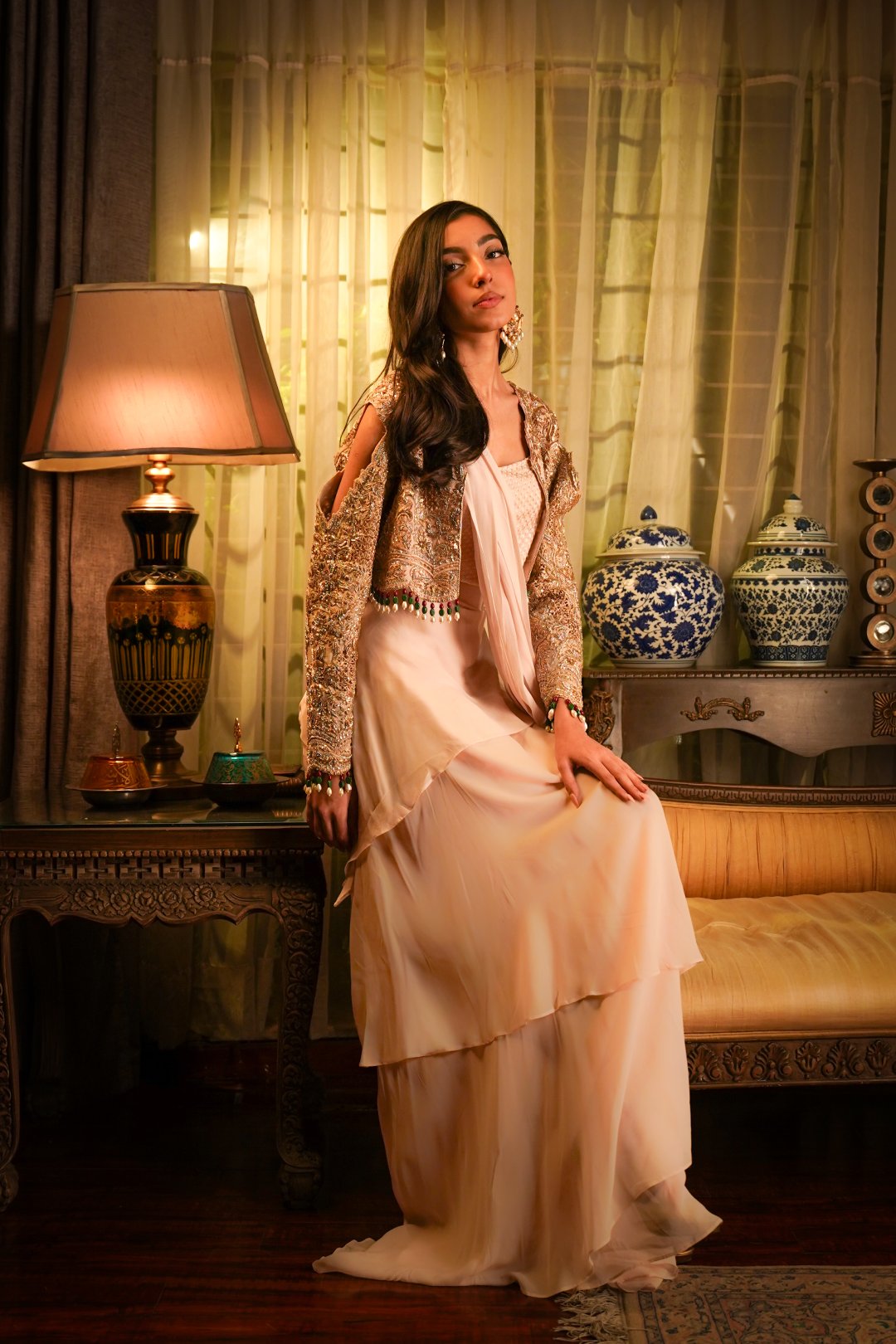 Rose Chiffon Concept Saree